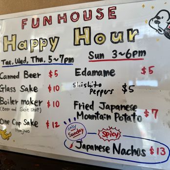 Funhouse - Happy Hour - Japanese Near Me - Los Angeles, California