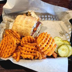 The HomeTown Breakfast, Bar & Grill - Chicken, Apple, and Brie Ciabatta!