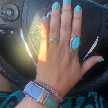 17 Jewels Nail Spa - I have an addiction to turquoise. - Nail Salons Near Me - Oakland, California