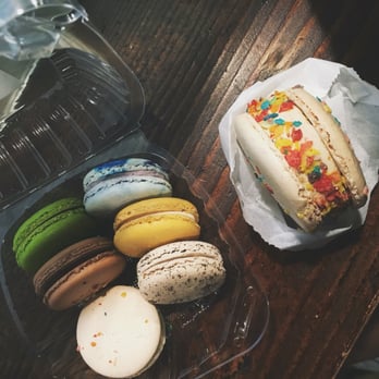 Guiltea Cravings - Macarons/macaron ice cream. It's so refreshing! Tastes great even on a cold night. - Coffee & Tea Near Me - San Diego, California Guiltea Cravings - Macarons/macaron ice cream. It's so refreshing! Tastes great even on a cold night. - Coffee & Tea Near Me - San Diego, California