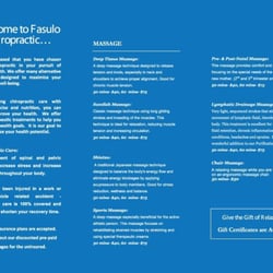 Fasulo Chiropractic - Read More About Our Services