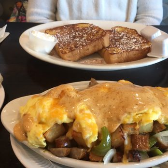 Monarch Diner - Short stack of French toast and the "Outlaw Skillet " - Diners Near Me - Glassboro, New Jersey Monarch Diner - Short stack of French toast and the "Outlaw Skillet " - Diners Near Me - Glassboro, New Jersey