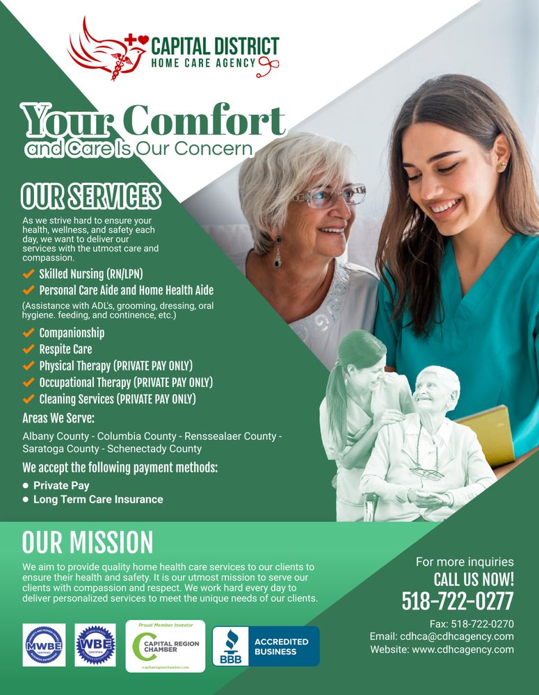 Capital District Home Care Agency - home care agency in Albany, NY