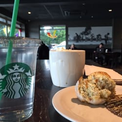 Starbucks - lemon and poppyseed muffin