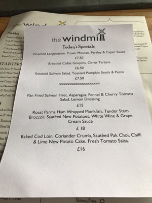 Menu photo 3 The Windmill Macclesfield, CHE Menu photo 3 The Windmill Macclesfield, CHE