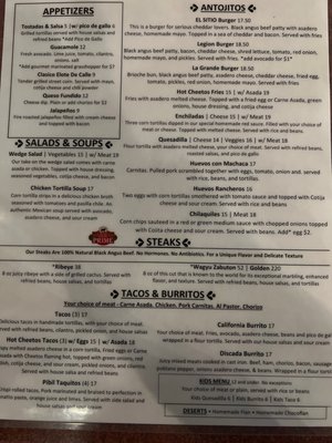 Menu photo 6 El Sitio Olympia, WA Menu photo 6 El Sitio Olympia, WA