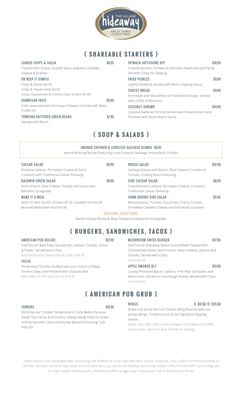 Menu photo 7 The Hideaway Gulf Shores, AL Menu photo 7 The Hideaway Gulf Shores, AL