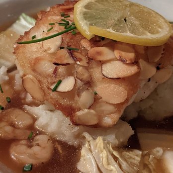 Flying Fish Grill - Almond Sea bass - Japanese Near Me - Carmel, California Flying Fish Grill - Almond Sea bass - Japanese Near Me - Carmel, California