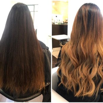 INARI Salon & Spa - The before and after Eva worked her magic on my lifeless hair! - Hair Salons Near Me - Washington, DC, District of Columbia INARI Salon & Spa - The before and after Eva worked her magic on my lifeless hair! - Hair Salons Near Me - Washington, DC, District of Columbia