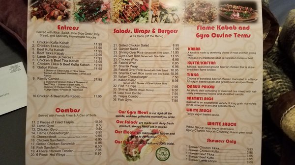 Menu photo 2 Flame Kabab & Gyro Elkton, MD Menu photo 2 Flame Kabab & Gyro Elkton, MD