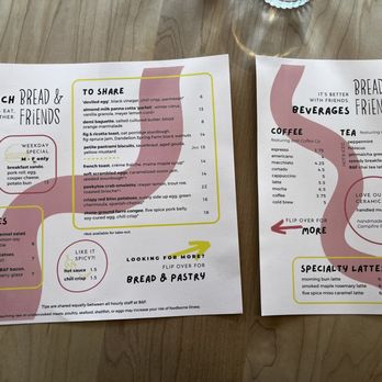 Bread & Friends - Menu, March 2024 - Bakeries Near Me - Portland, Maine
