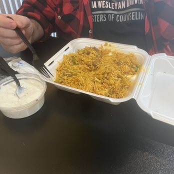 OM India - Lamb Biryani - Indian Near Me - Fairfield, Ohio