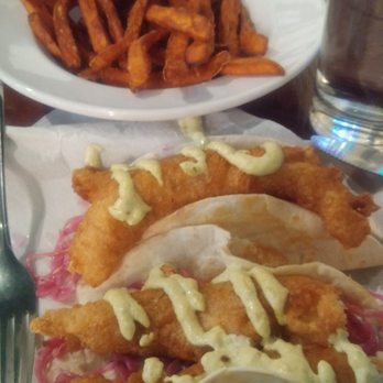 Quarter Celtic Brewpub - Fish tacos and sweet potato fries - Brewpubs Near Me - Albuquerque, New Mexico