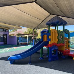 Little Prodigy Preschool & Daycare Center - Enjoy the multilevel slides and playground at Little Prodigy Preschool and Daycare Center.