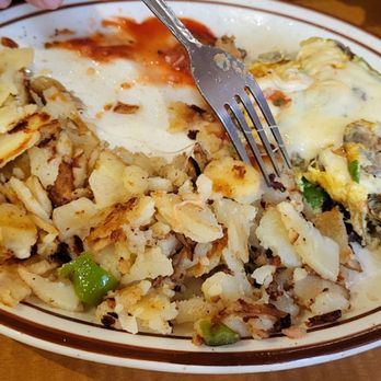 Joanne's Cafe - Steak Omellete with home fries, but already halfway gone, before I was able to take a picture. - American Near Me - Ontario, California