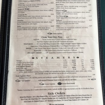 Black Pelican - Menu 03/10/20 - Seafood Near Me - Kitty Hawk, North Carolina