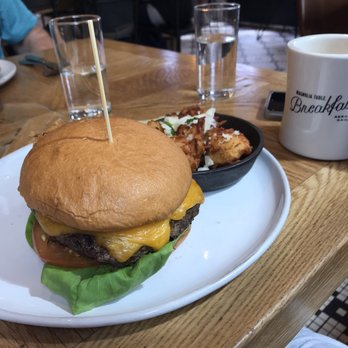 Magnolia Table - Husbands magnolia burger with tater tots - Breakfast & Brunch Near Me - Waco, Texas Magnolia Table - Husbands magnolia burger with tater tots - Breakfast & Brunch Near Me - Waco, Texas