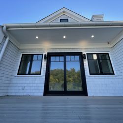 Alpha & Omega Electric - Another belle terre project outdoor lighting in soffit