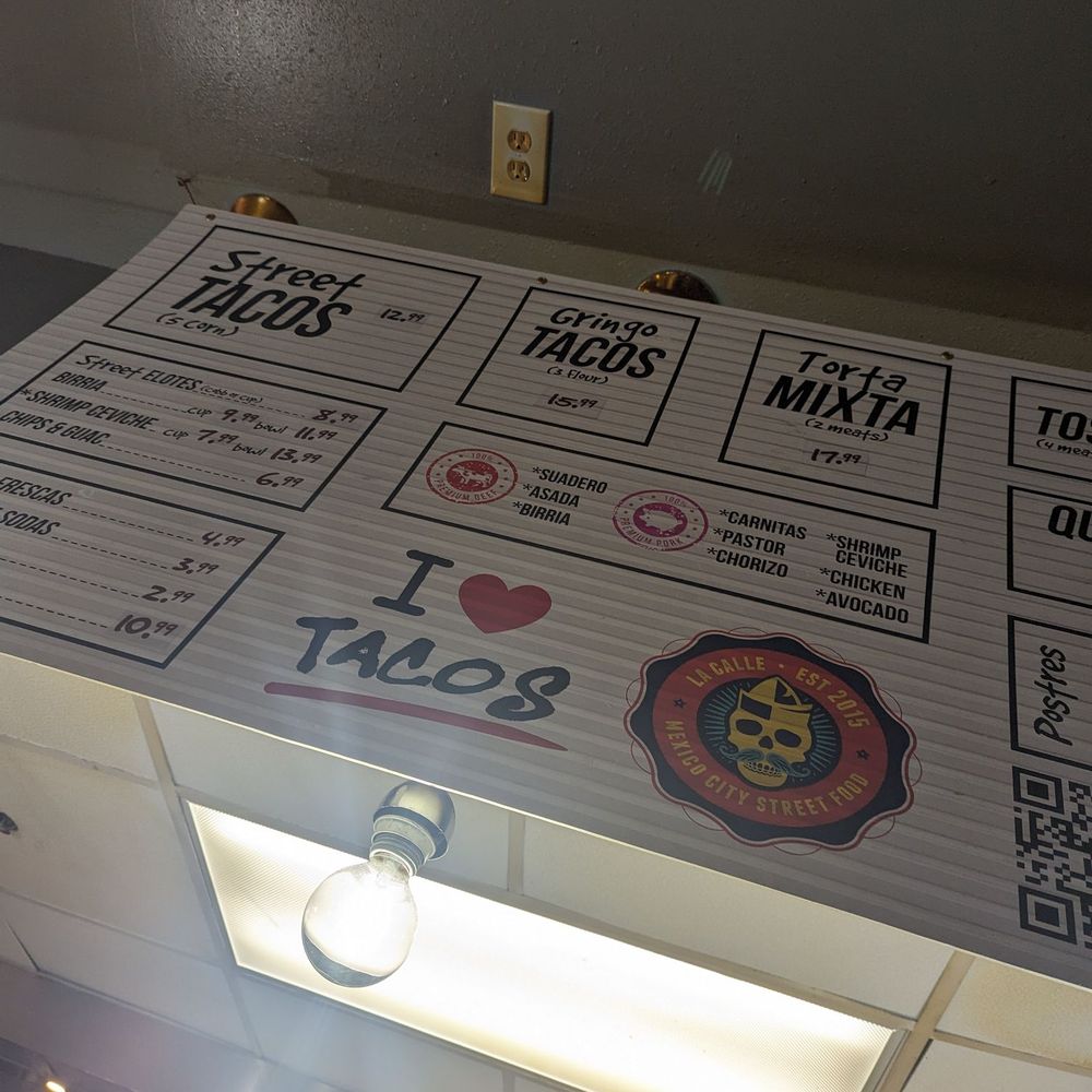 La Calle Tacos - Menu - Tacos Near Me - Houston, Texas La Calle Tacos - Menu - Tacos Near Me - Houston, Texas