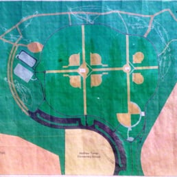 This is the map of the disc golf course. This is the map of the disc golf course.