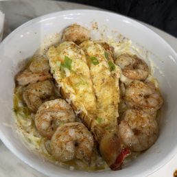 Lobster and Shrimp Linguini
