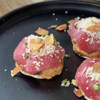 OLIVIA - Wagyu carpaccio. Follow me on IG@lauras_nom_life for more food recs! - Italian Near Me - Tampa, Florida