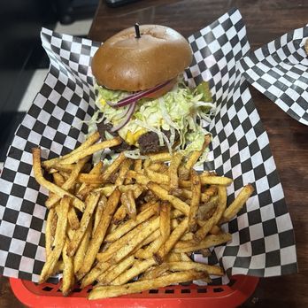 Biglow's Burgers - Old fashioned with handout fries - Burgers Near Me - Oklahoma City, Oklahoma Biglow's Burgers - Old fashioned with handout fries - Burgers Near Me - Oklahoma City, Oklahoma