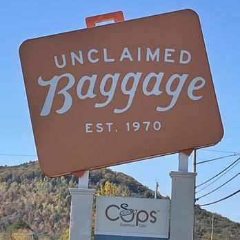 Unclaimed Baggage - Sign - Luggage Near Me - Scottsboro, Alabama