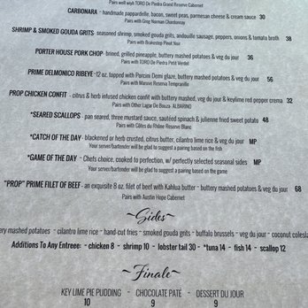 The Bent Prop Bar & Grill - Dinner Menu - Bars Near Me - Cudjoe Key, Florida