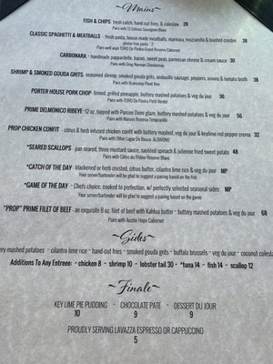 Menu photo 1 The Bent Prop Bar & Grill Cudjoe Key, FL