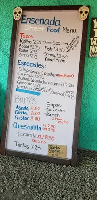 Menu photo 7 Ensenada Street Food Tucson, AZ