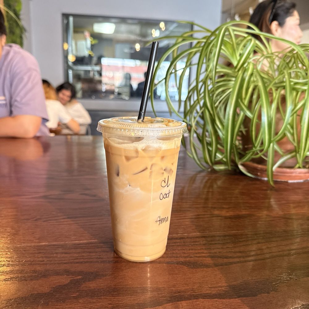 Caramel iced latte Caramel iced latte