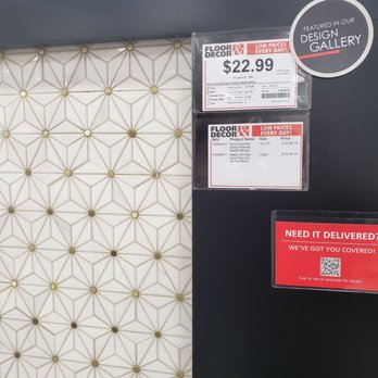 Floor & Decor - This photo is the display. Notice how dark the lines are. There's also a listing to the right says the type of grout used. - Home Decor Near Me - Pleasant Hill, California Floor & Decor - This photo is the display. Notice how dark the lines are. There's also a listing to the right says the type of grout used. - Home Decor Near Me - Pleasant Hill, California