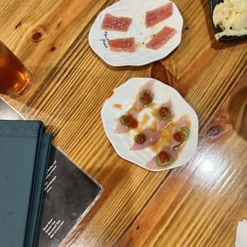 Sushi Masa Spring - Tuna Tataki and Hamachi Kama - Sushi Bars Near Me - Spring, Texas