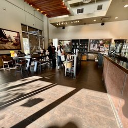 Starbucks - Inside seating and ordering area