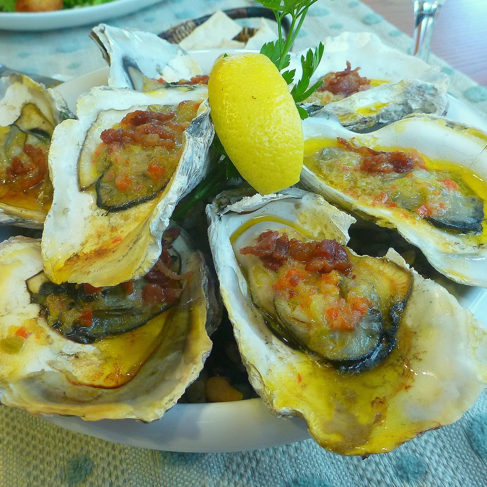 Chateau 1771 - Butter-baked Oysters for appetizer. - French Near Me - Makati, NCR