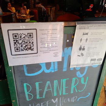 Barney's Beanery - The host stand with some caution - Breakfast & Brunch Near Me - Burbank, California