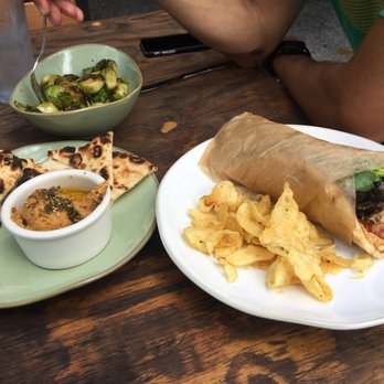 Kid Cashew - Vegan brussel sprouts, vegan gyro and hummus w/pita - Mediterranean Near Me - Mount Pleasant, South Carolina