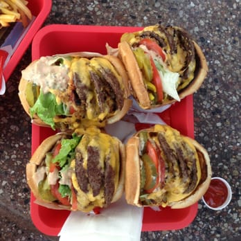 In-N-Out Burger - Four 4 x 4's - Fast Food Near Me - Encinitas, California