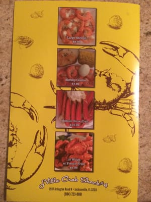 Menu photo 1 J-Ville Crab Shack Jacksonville, FL