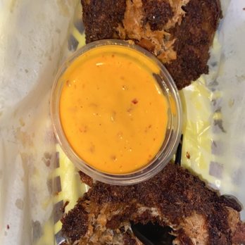 Ocean Front Bar and Grill - Burnt crab cakes - American Near Me - Myrtle Beach, South Carolina