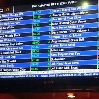 Kalamazoo Beer Exchange - Exchange board 12-15-12 - Gastropubs Near Me - Kalamazoo, Michigan Kalamazoo Beer Exchange - Exchange board 12-15-12 - Gastropubs Near Me - Kalamazoo, Michigan