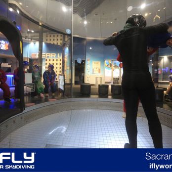 iFly - Lex "flying" with two instructors - Skydiving Near Me - Roseville, California iFly - Lex "flying" with two instructors - Skydiving Near Me - Roseville, California