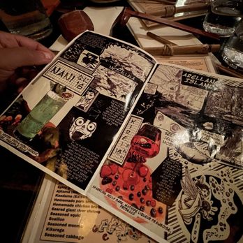Kin Ramen - Manga style drink menu - Ramen Near Me - New York, New York Kin Ramen - Manga style drink menu - Ramen Near Me - New York, New York