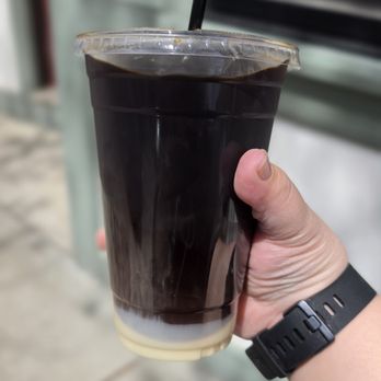 Glasser Coffee - vietnamese coffee before its stirred up - Coffee & Tea Near Me - Brighton, Massachusetts