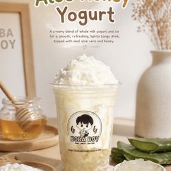 Boba Boy Café - Aloe Honey Yogurt