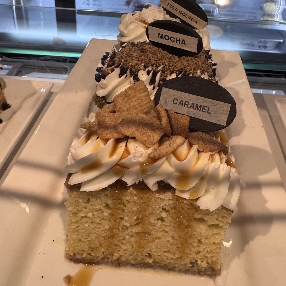 Luv'em Leches - Tres Leches options-caramel, mocha and pina colada - Desserts Near Me - Houston, Texas