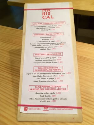 Menu photo 4 Mariscal Seville, SE