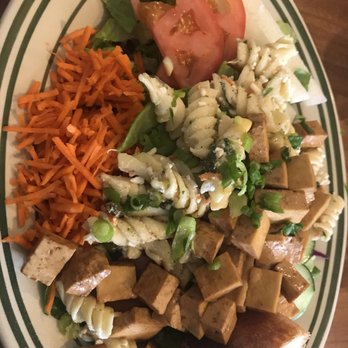 Ellie's Mutt Hutt - Tofu & pasta salad. Soooooooo good and I'm not even a vegetarian! - Salad Near Me - Ukiah, California Ellie's Mutt Hutt - Tofu & pasta salad. Soooooooo good and I'm not even a vegetarian! - Salad Near Me - Ukiah, California