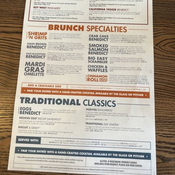 Another Broken Egg Cafe - Menú  Shrimp ' n Grits are yum! - Breakfast & Brunch Near Me - Dunwoody, Georgia